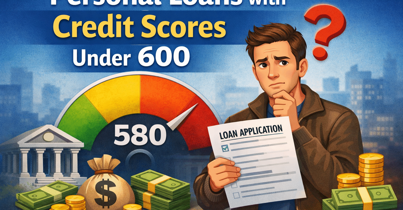 Personal Loans When Your Credit Score Is Under 600